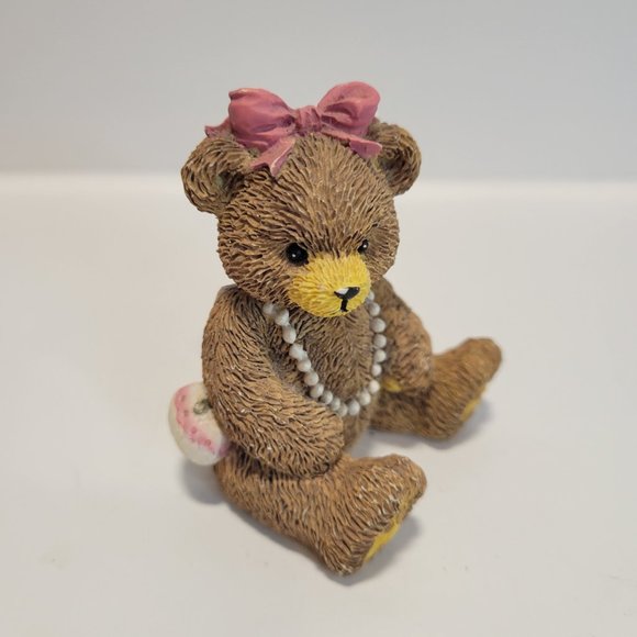 Vintage Teddy Bear Figurines Set of 4 Each about 3" - Picture 8 of 13